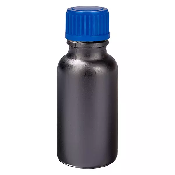 20ml láhev 11mm šroubovací uzávěr modrý standard BlackLine UT18/20 20ml láhev 11mm šroubovací uzávěr modrý standard BlackLine UT18/20