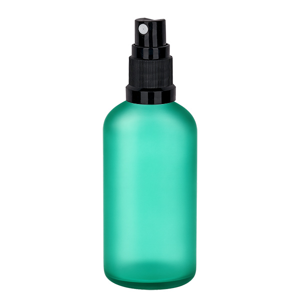 100ml lahvička s rozprašovačem černá standardní uzávěr GreenLine UT18/100 100ml lahvička s rozprašovačem černá standardní uzávěr GreenLine UT18/100