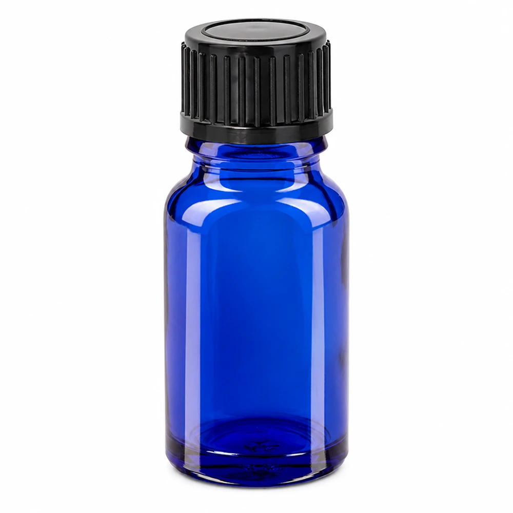 10ml lahvička 11mm šroubovací uzávěr černá standardní BlueLine UT18/10