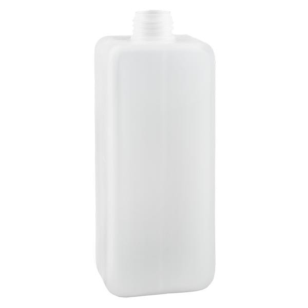 Láhev na chemikálie 1000ml, úzké hrdlo z PE-HD, přírodní barva, GL 32 Láhev na chemikálie 1000ml, úzké hrdlo z PE-HD, přírodní barva, GL 32