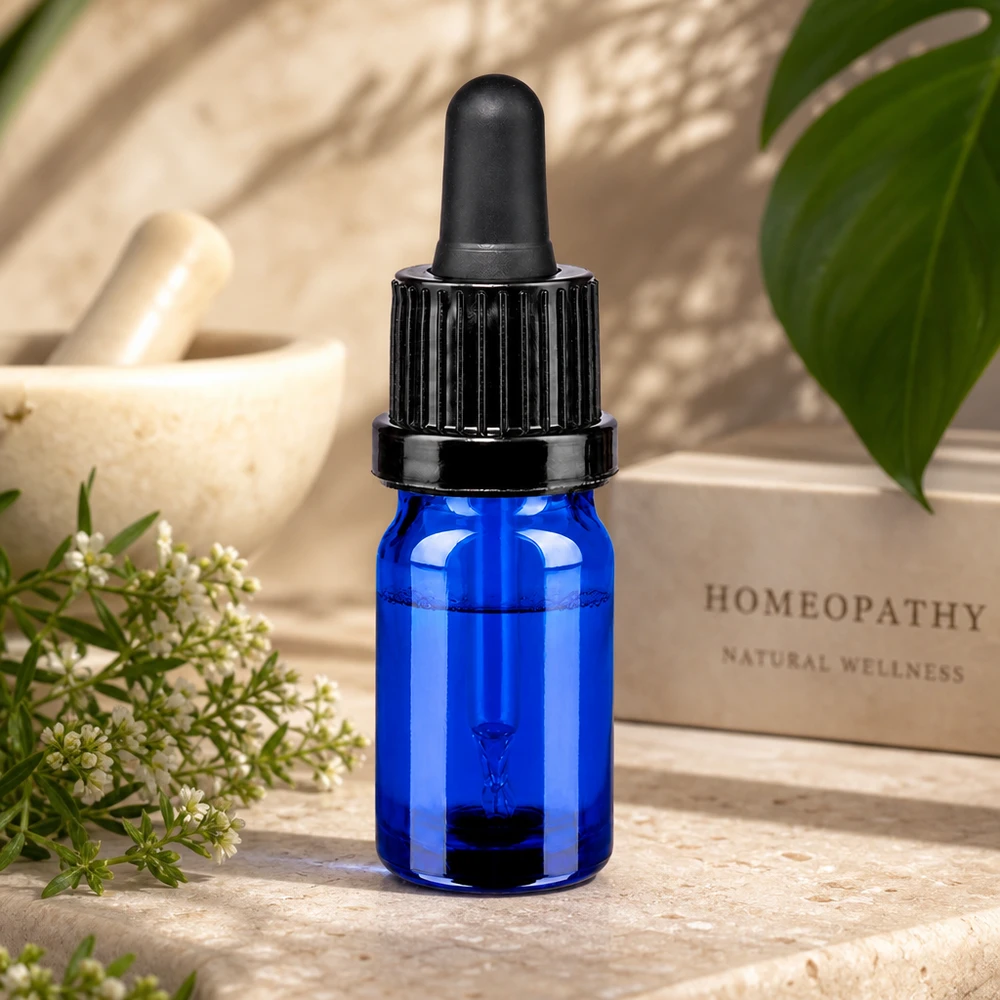 5ml pipetovací láhev černá s tamper-evidentním uzávěrem BlueLine UT18/5 Professionelle 5ml Pipettenflasche blau für pharmazeutische Präparate OV BlueLine UT18/5
