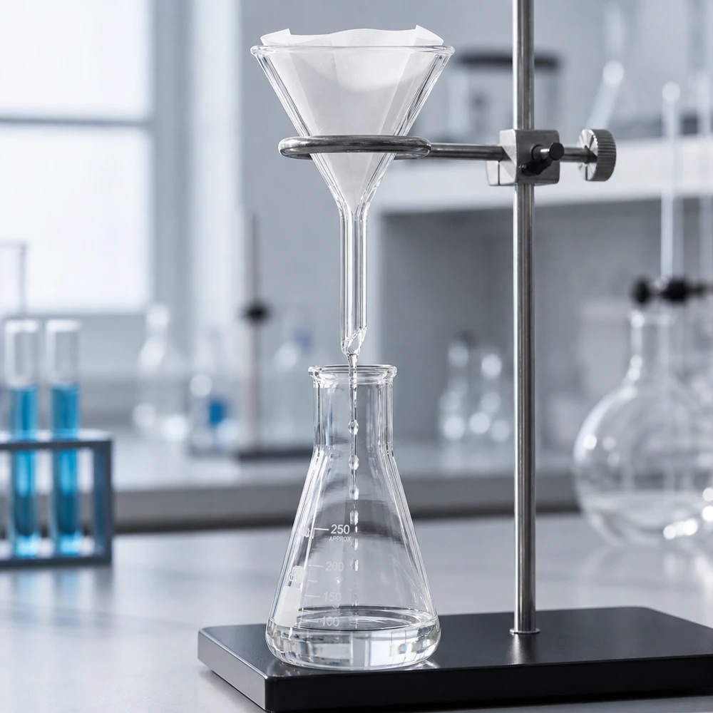 Trychtýř ø45mm sodnovápenatý, úhel 60°, krátký styl Spülmaschinenfester Glastrichter 45mm mit ergonomischem Design für wiederholte Nutzung