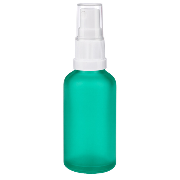 50ml láhev s rozprašovačem bílá/průhledný standardní uzávěr GreenLine UT18/50 50ml láhev s rozprašovačem bílá/průhledný standardní uzávěr GreenLine UT18/50