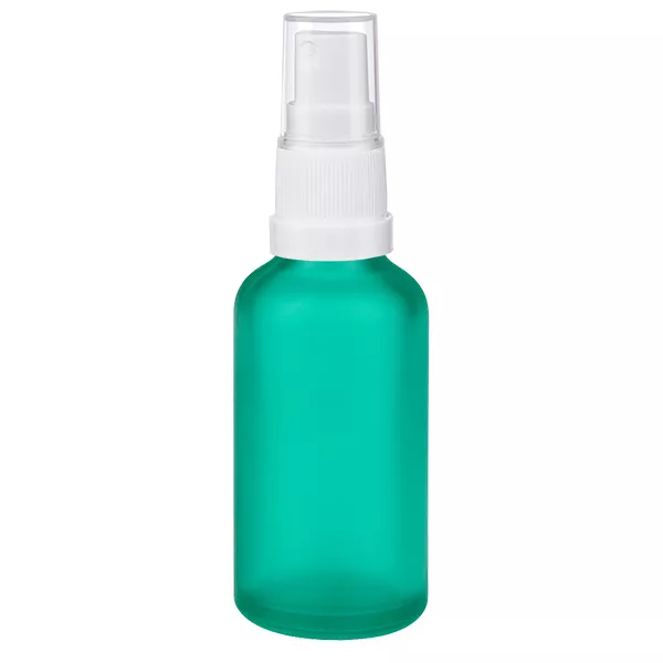 50ml láhev s rozprašovačem bílá/průhledný standardní uzávěr GreenLine UT18/50