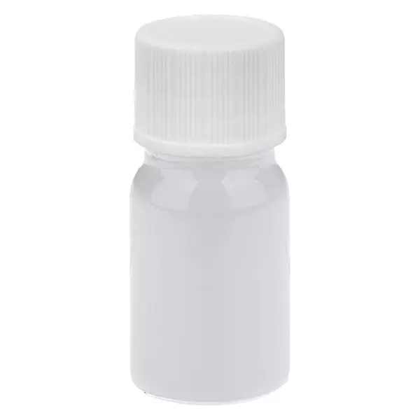 5ml Flasche 11mm Schraubverschluss weiß Standard WhiteLine UT18/5 5ml Flasche 11mm Schraubverschluss weiß Standard WhiteLine UT18/5