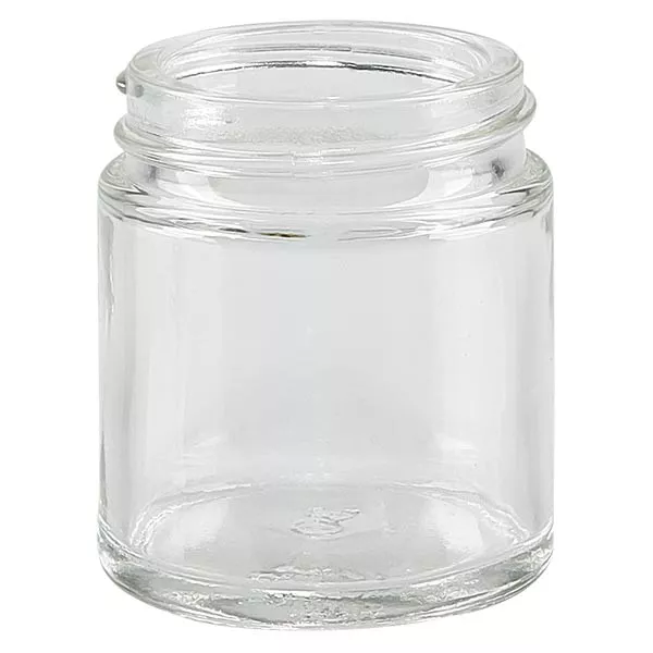 Skleněná dóza 30ml čirá bez víčka, závit 38mm/R3 ApoGlas Skleněná dóza 30ml čirá bez víčka, závit 38mm/R3 ApoGlas