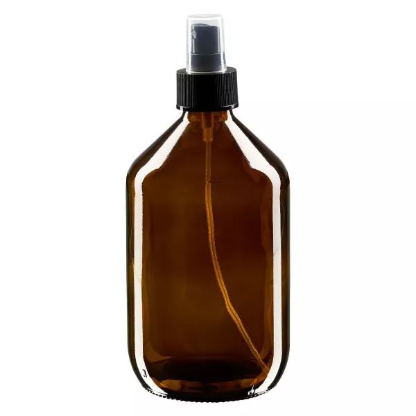500ml lahvička na léky hnědá, s pumpičkovým rozprašovačem černá ApoGlas 500ml lahvička na léky hnědá, s pumpičkovým rozprašovačem černá ApoGlas