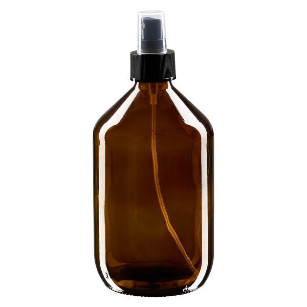500ml lahvička na léky hnědá, s pumpičkovým rozprašovačem černá ApoGlas 500ml lahvička na léky hnědá, s pumpičkovým rozprašovačem černá ApoGlas