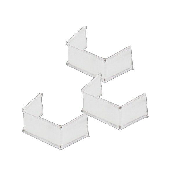 1 pap&#237;rov&#225; spona typu U, d&#233;lka 33, b&#237;l&#225;