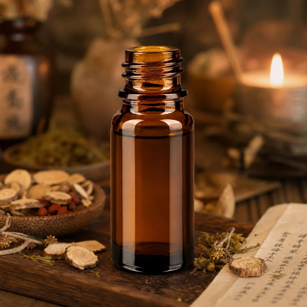 Kapátková láhev 10 ml DIN 18 z jantarového skla 10ml Apothekenflasche ApoGlas in klassischem Braun für traditionelle Heilkunde und Kräutermedizin