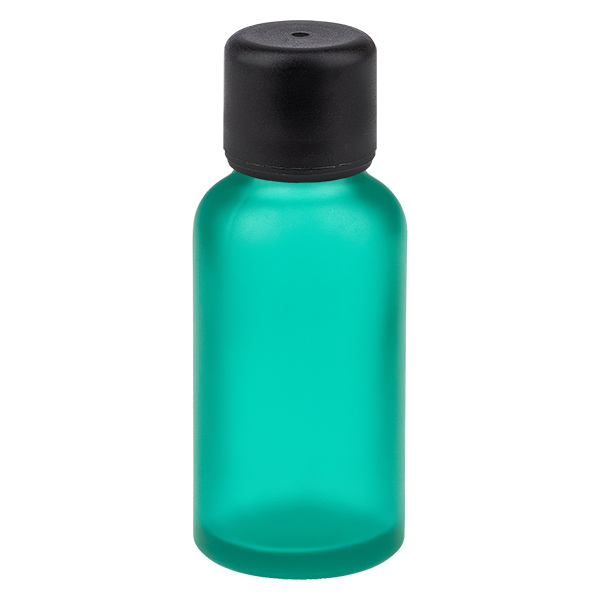 30ml láhev 11mm šroubovací uzávěr černý tamper evidentní uzávěr GreenLine UT18/30 30ml láhev 11mm šroubovací uzávěr černý tamper evidentní uzávěr GreenLine UT18/30