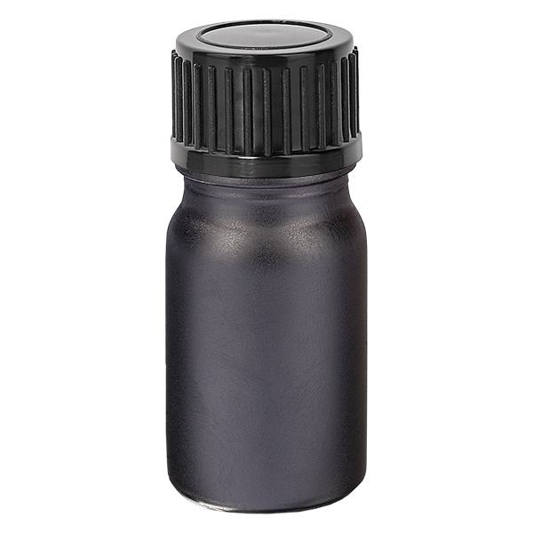 5ml lahvička 11mm šroubovací uzávěr černá Standard BlackLine UT18/5 5ml lahvička 11mm šroubovací uzávěr černá Standard BlackLine UT18/5
