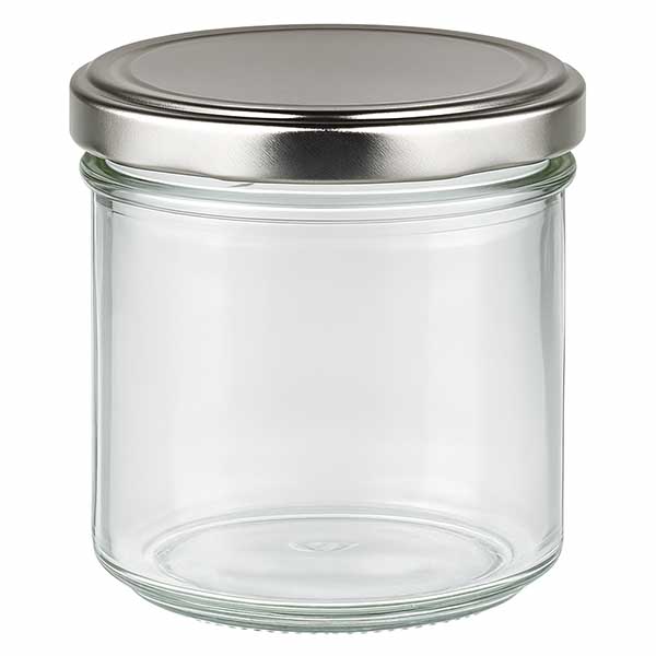 167ml kelímky s víčkem BasicSeal stříbrné UNiTWIST