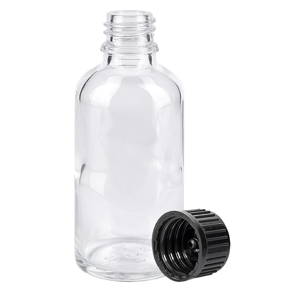 50ml láhev 11mm šroubovací uzávěr černá Standard ClearLine UT18/50 50ml láhev 11mm šroubovací uzávěr černá Standard ClearLine UT18/50