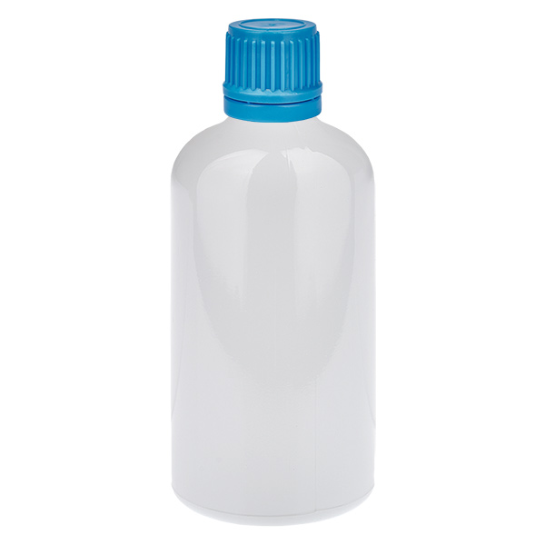 100 ml láhev 11 mm šroubovací uzávěr modrý originální uzávěr WhiteLine UT18/100 100 ml láhev 11 mm šroubovací uzávěr modrý originální uzávěr WhiteLine UT18/100
