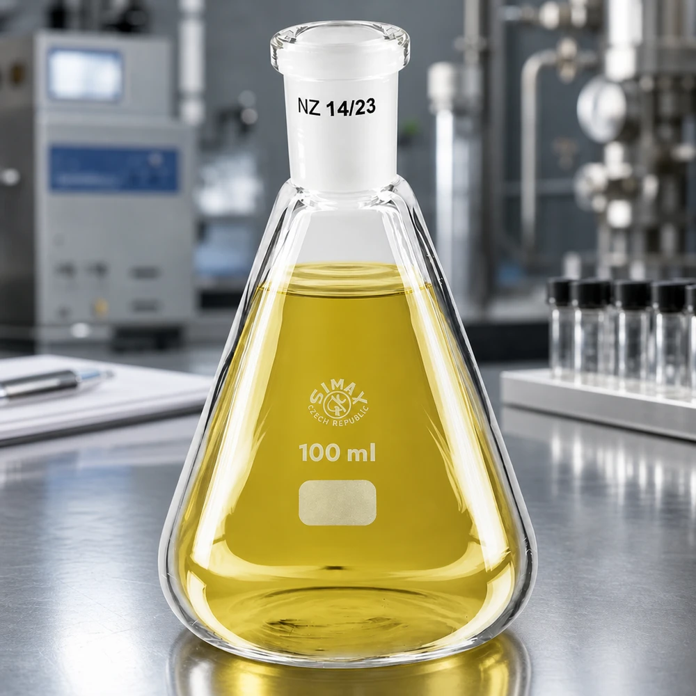 Erlenmeyerova baňka 100 ml se standardním broušeným spojem (14/23) Erlenmeyerova baňka 100 ml se standardním broušeným spojem (14/23)