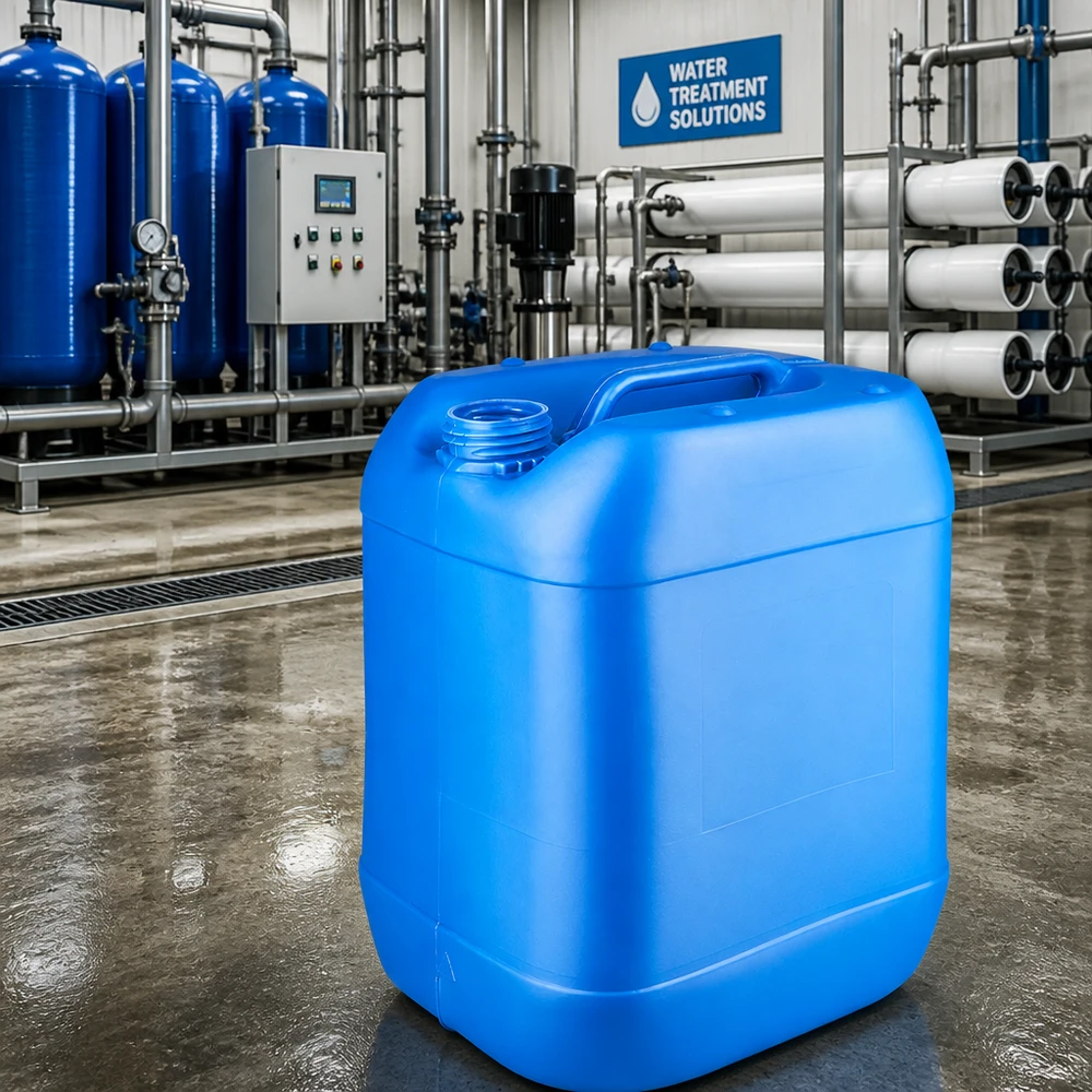 Kanystr 20 litrů modrý bez uzávěru Stapelbarer blauer Leerkanister 20L mit ergonomischem Griffbügel ohne Verschluss