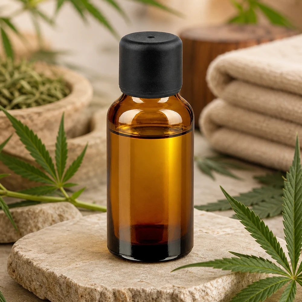 20ml láhev 6mm šroubovací uzávěr černá Standard BrownLine UT18/20 Vielseitige 20ml Braunglasflasche mit sicherem Verschluss für Aromatherapie und Wellness