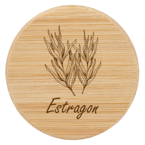 Couvercle en bois &quot;Estragon&quot; pour WECK RR60