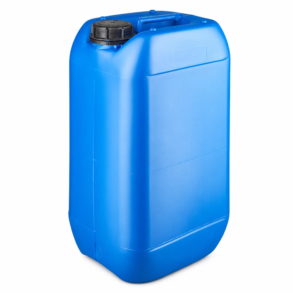 Blauer Stapelkanister 15 Liter mit Originalitätsverschluss und ergonomischem Griff