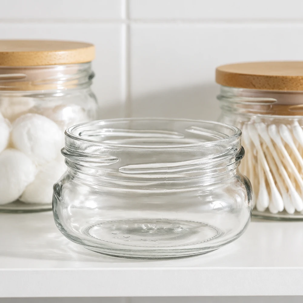 Dóza na terinu 120ml bez víčka (TO70) UNiTWIST UNiTWIST Terrina120 Terrinenglas 120ml TO70 Einmachglas mit Bambusdeckel für Küche und Vorratshaltung