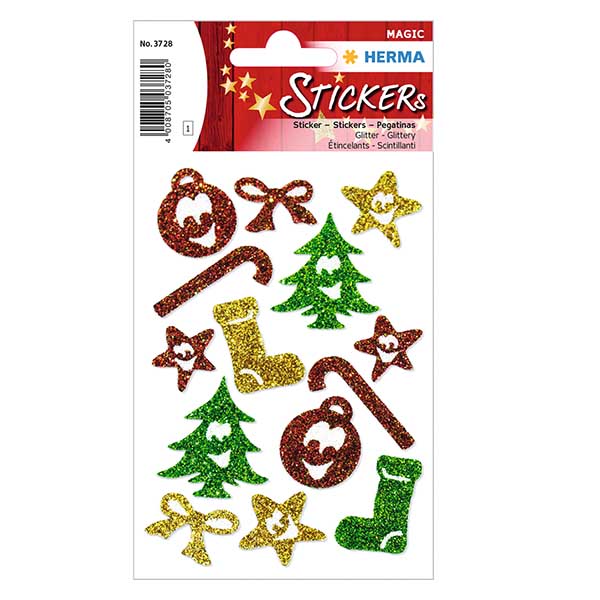 Samolepky &quot;Symboly&quot; (14 samolepek se t&#345;pytkami)