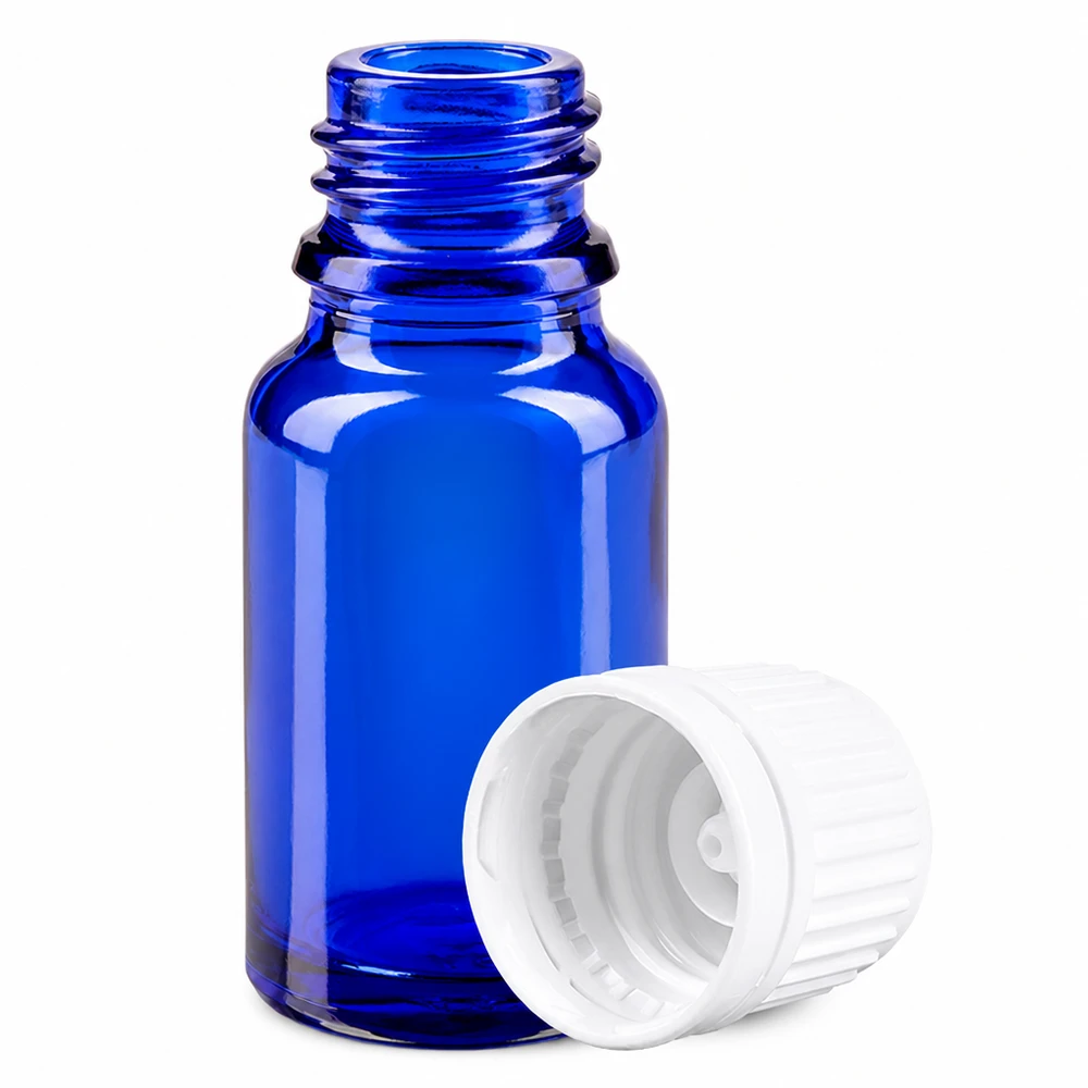 10ml lahvička 11mm šroubovací uzávěr bílý BlueLine UT18/10.