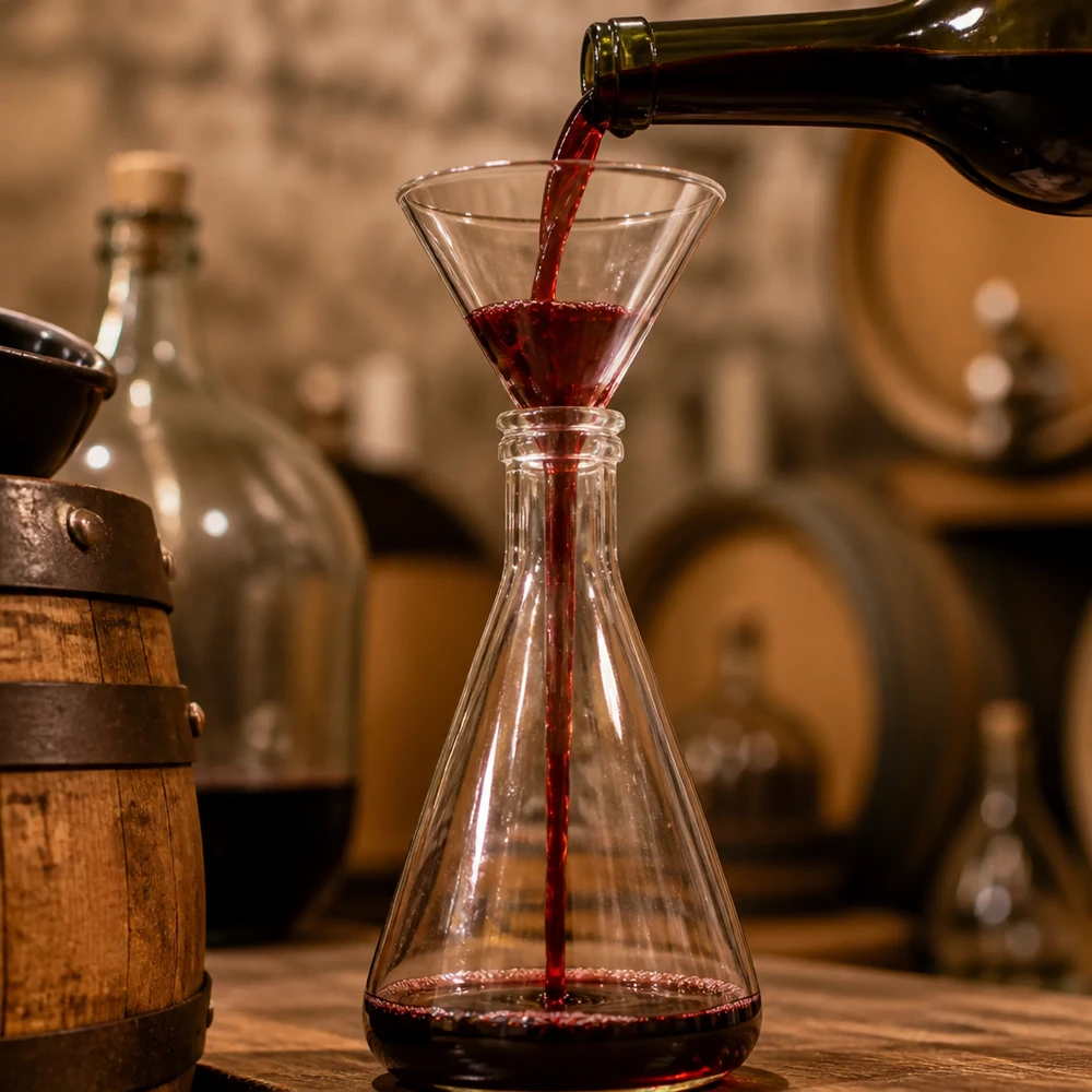 Trychtýř ø80mm sodnovápenatý, úhel 60°, krátký styl Präzisions-Glastrichter mit glatter Oberfläche für rückstandsfreies Umfüllen ohne Verluste