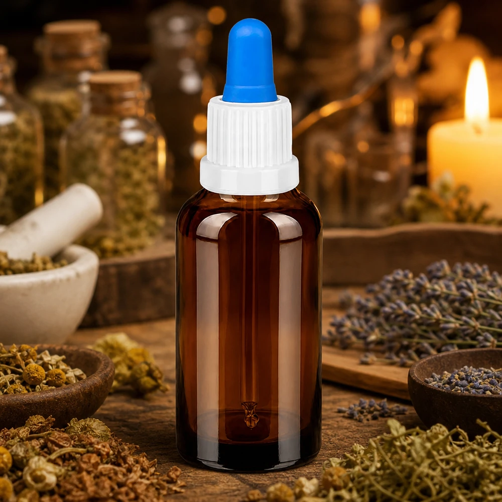 30ml BrownLine Flasche mit auslaufsicherem Verschluss - zuverlässige Aufbewahrung flüssiger Präparate