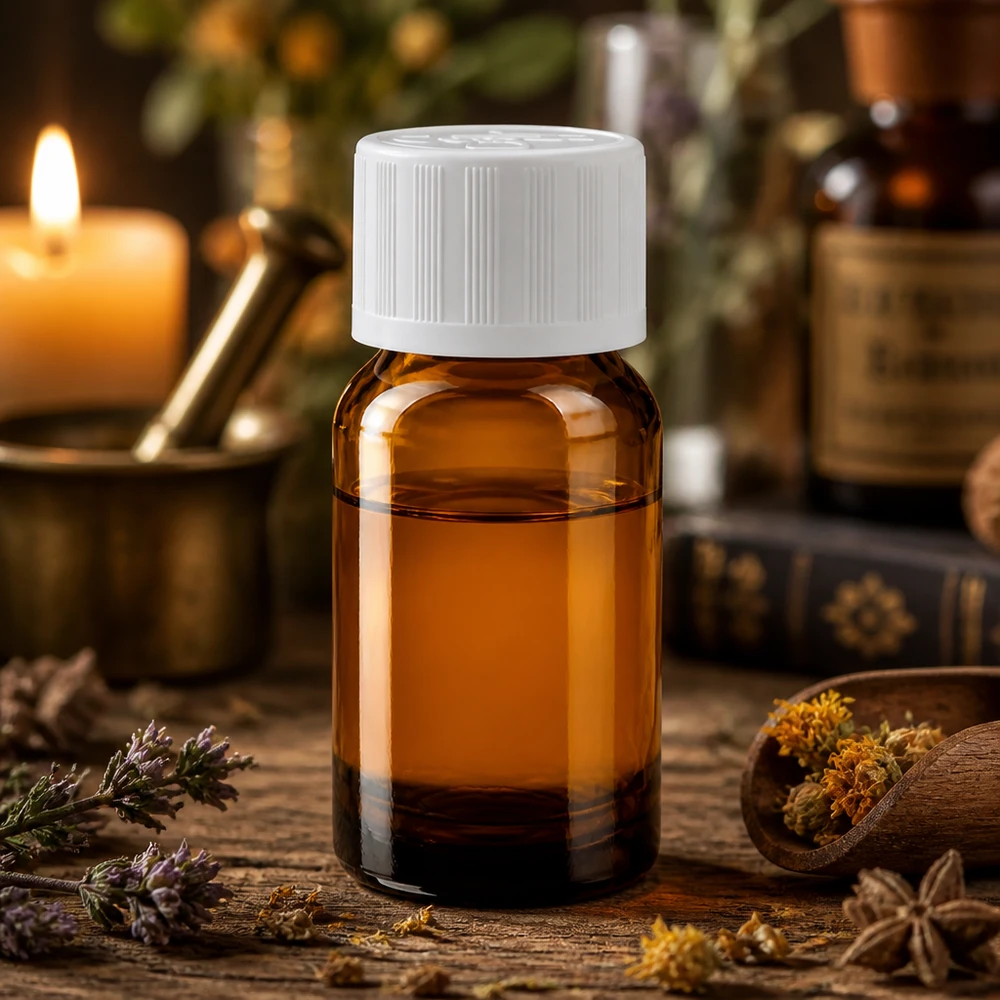 10ml láhev 11mm šroubovací uzávěr bílý standardní dětská pojistka BrownLine UT18/10 10ml Miniatur-Glasflasche mit Originalitätsverschluss für hochwertige Essenzen und Öle