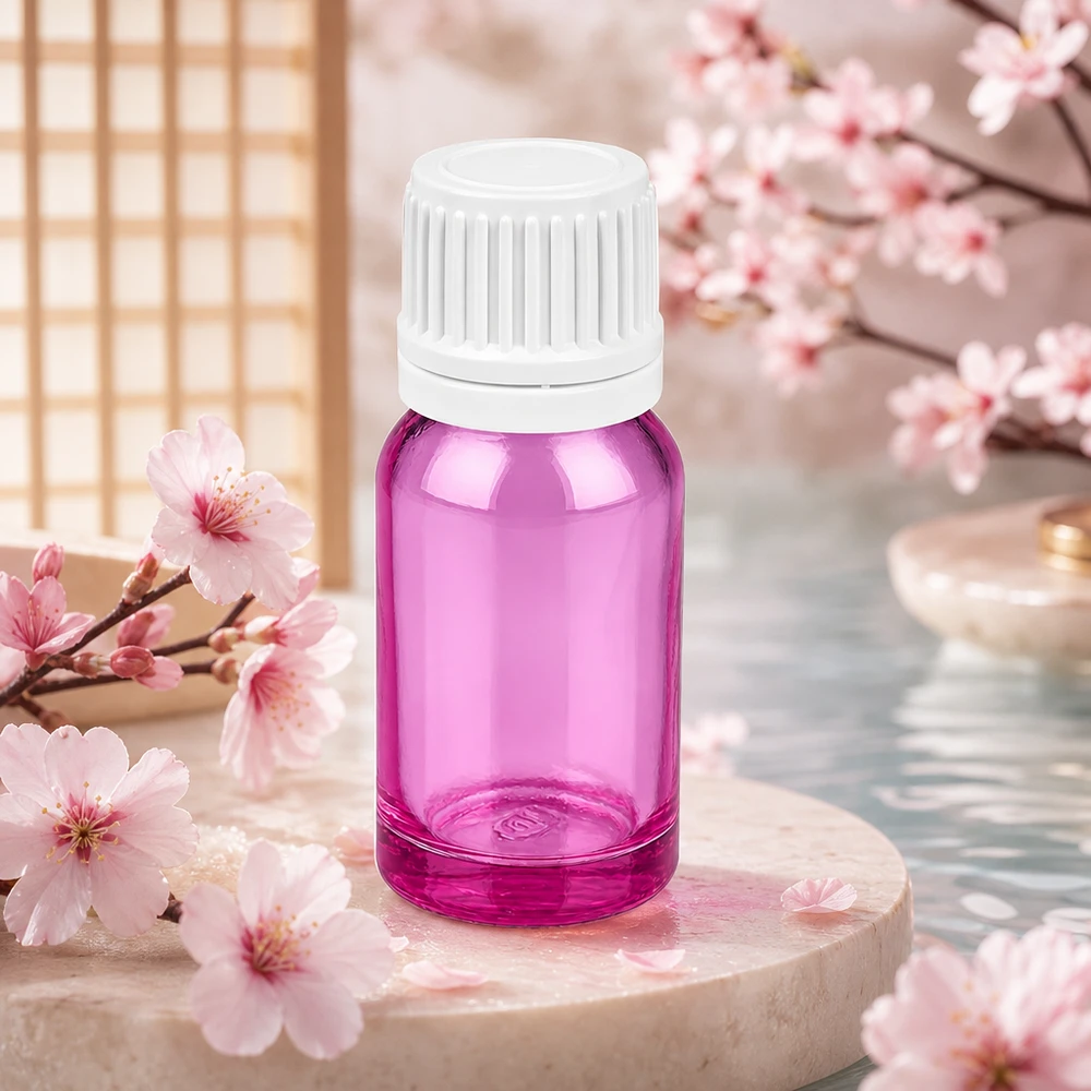 10ml lahvička s 11mm šroubovacím uzávěrem bílá Originální šroubovací uzávěr PurpleLine UT18/10 Umweltfreundliche 10ml Glasflasche in Violett wiederverwendbar für nachhaltige Nutzung