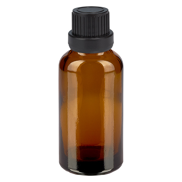 30ml l&#225;hev s 11mm &#353;roubovac&#237;m uz&#225;v&#283;rem &#269;ern&#225; s tamperemII BrownLine UT18/30