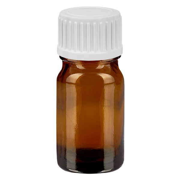 5ml globulov&#225; l&#225;hev 3mm s nal&#233;vac&#237;m krou&#382;kem b&#237;l&#225; standardn&#237; uz&#225;v&#283;r BrownLine UT18/5