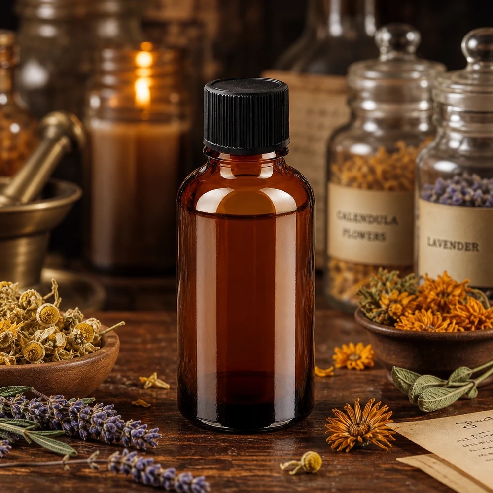 Nachfüllbare 30ml Glasflasche mit Standard-Tropfverschluss für DIY-Mischungen