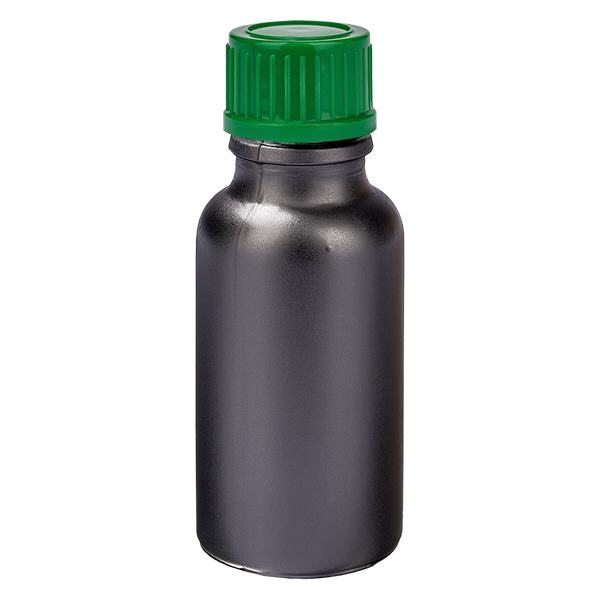 20ml láhev 11mm šroubovací uzávěr zelený standard BlackLine UT18/20 20ml láhev 11mm šroubovací uzávěr zelený standard BlackLine UT18/20