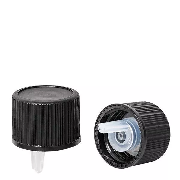 Kapátko 1mm černé 18mm standardní Kapátko 1mm černé 18mm standardní