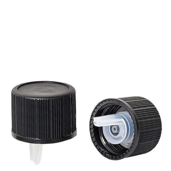 Kapátko 1mm černé 18mm standardní Kapátko 1mm černé 18mm standardní