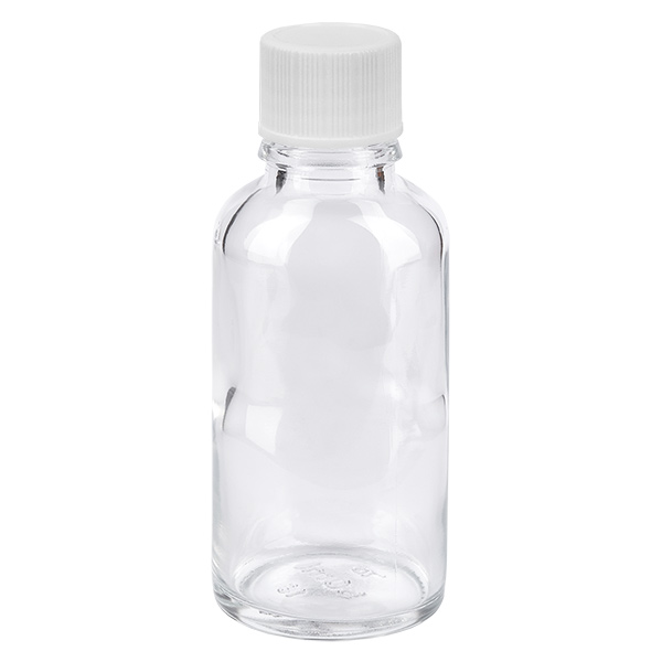 30ml láhev 11mm šroubovací uzávěr bílý Standard ClearLine UT18/30 30ml láhev 11mm šroubovací uzávěr bílý Standard ClearLine UT18/30
