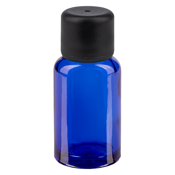 10ml lahvi&#269;ka 6mm &#353;roubovac&#237; uz&#225;v&#283;r &#269;ern&#253; standard BlueLine UT18/10