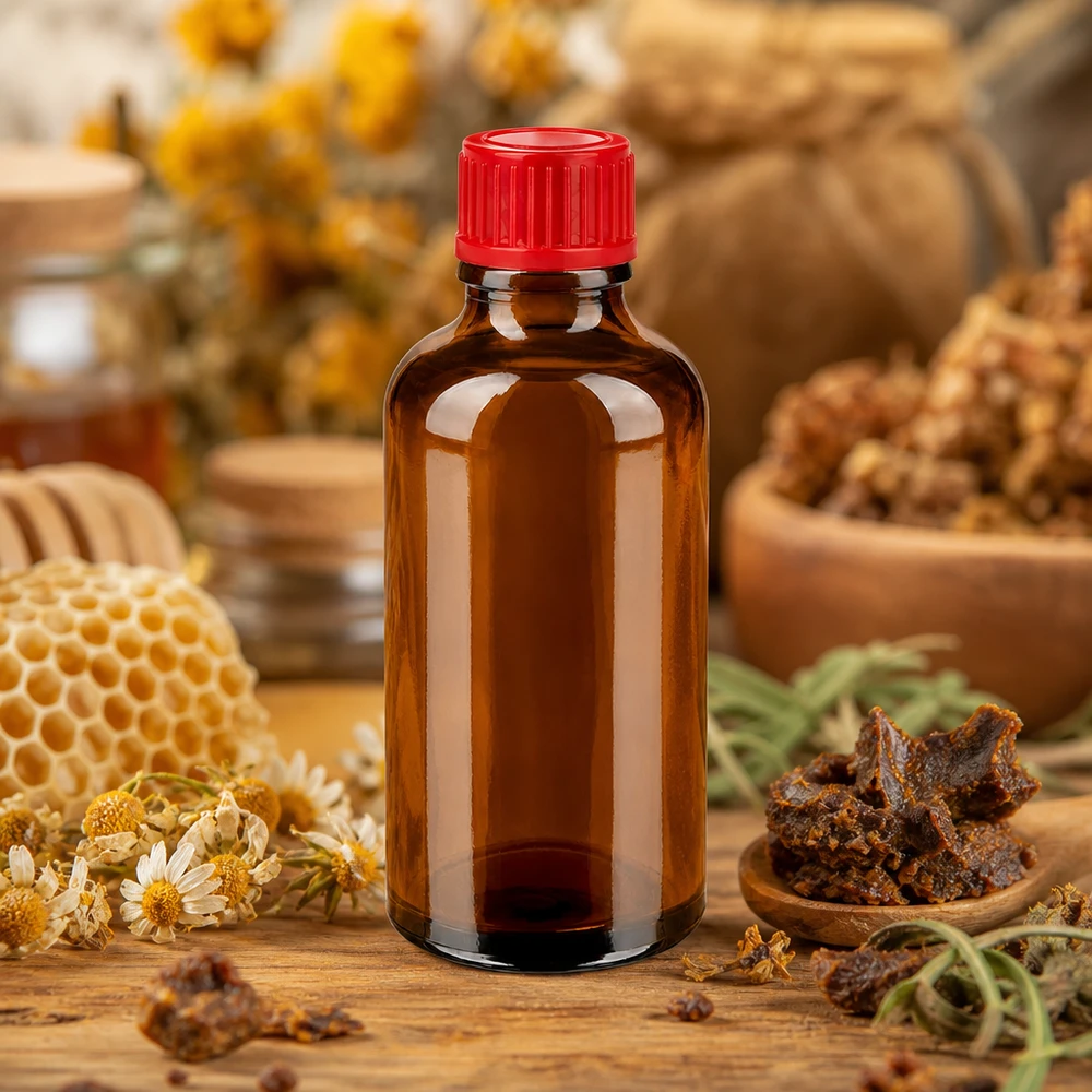 50ml BrownLine Flasche mit UT18 Gewinde optimal für pharmazeutische und kosmetische Produkte