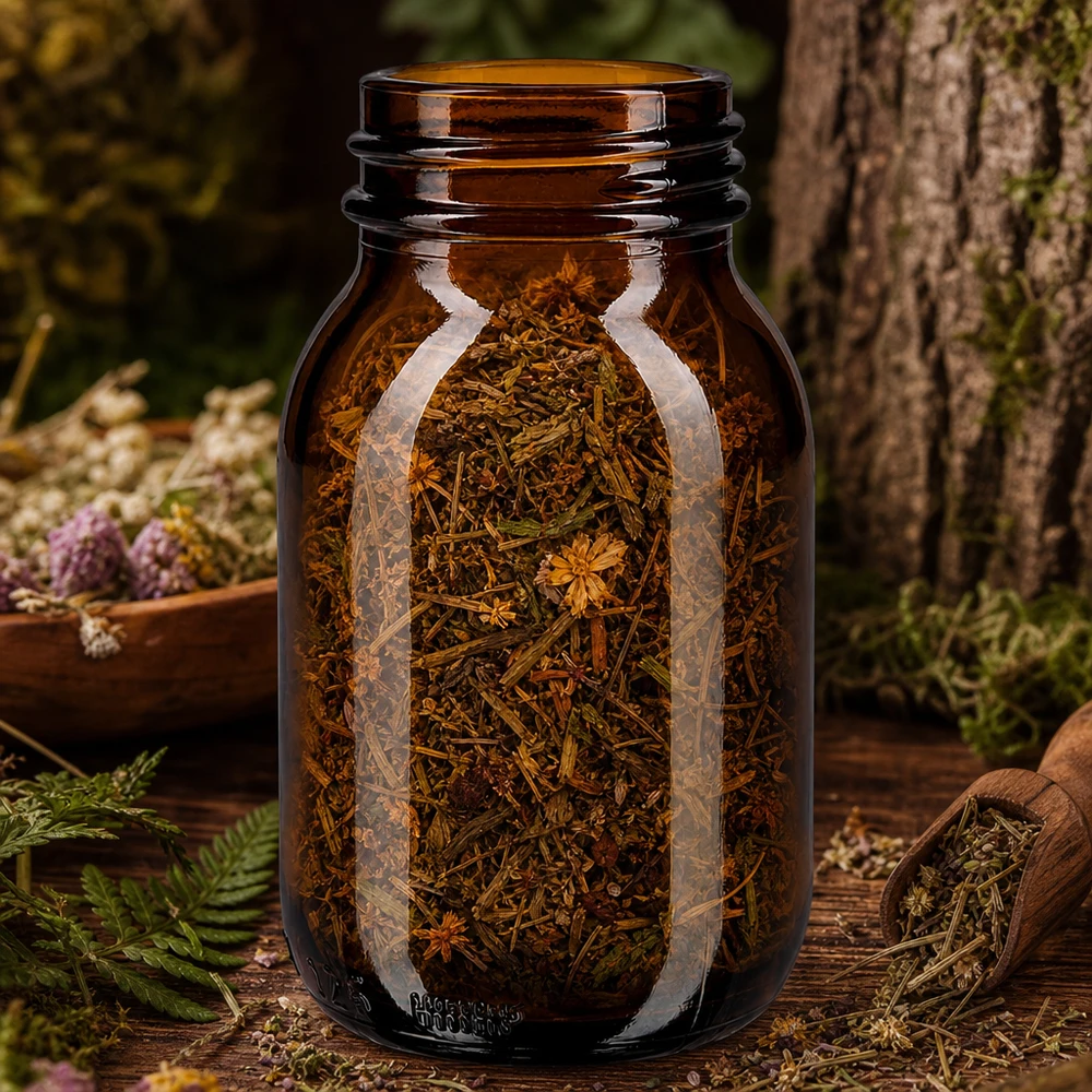 125ml láhev se širokým hrdlem z jantarového skla 125ml braune Glasflasche mit weitem Hals für einfache Portionierung und Dosierung