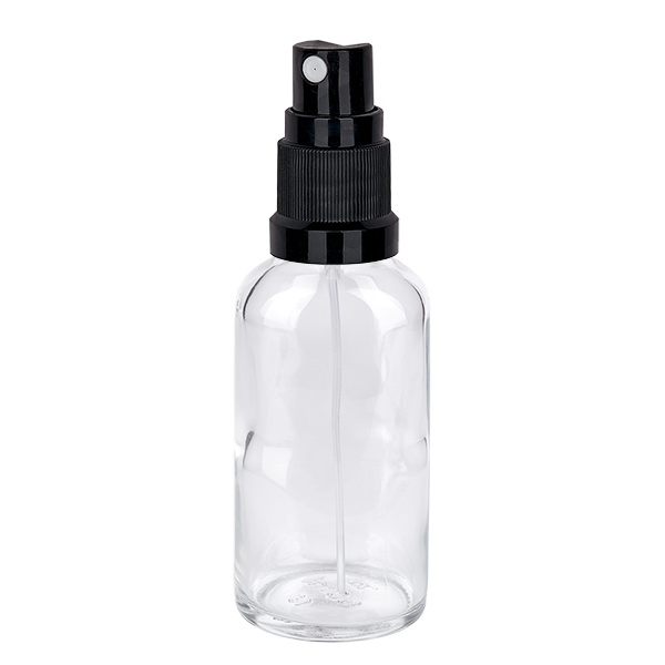 50ml láhev na sprej černá standardní uzávěr ClearLine UT18/50 50ml láhev na sprej černá standardní uzávěr ClearLine UT18/50