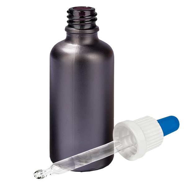50ml pipetovací láhev bílá/modrý uzávěr s ochranou proti manipulaci BlackLine UT18/50 50ml pipetovací láhev bílá/modrý uzávěr s ochranou proti manipulaci BlackLine UT18/50