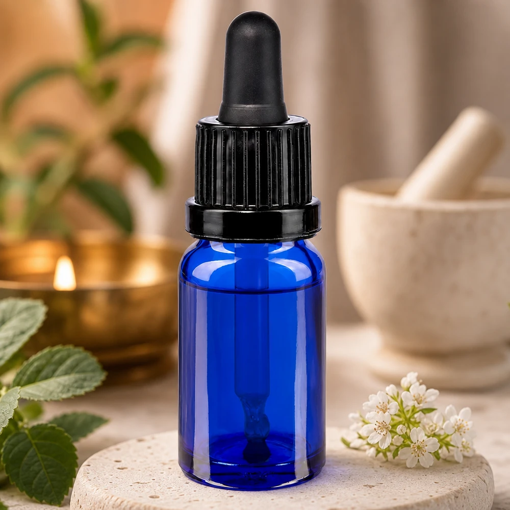10ml pipetovací lahvička černá s uzávěrem odolným proti manipulaci BlueLine UT18/10