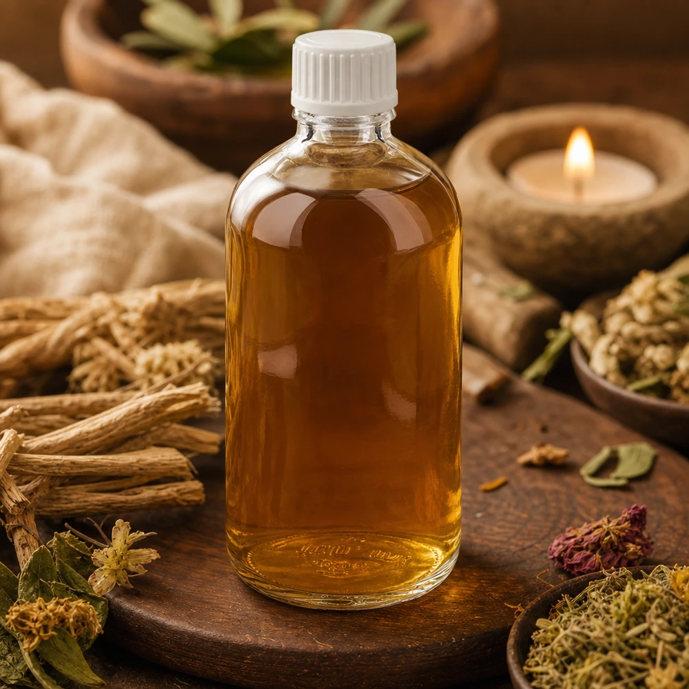 100ml lahvička s kapátkem 0,9 mm bílá standardní uzávěr ClearLine UT18/100 Aromatherapie Dosierflasche 100ml ClearLine Serie weißer STD Verschluss 0.9mm Öffnung Kräuterhintergrund