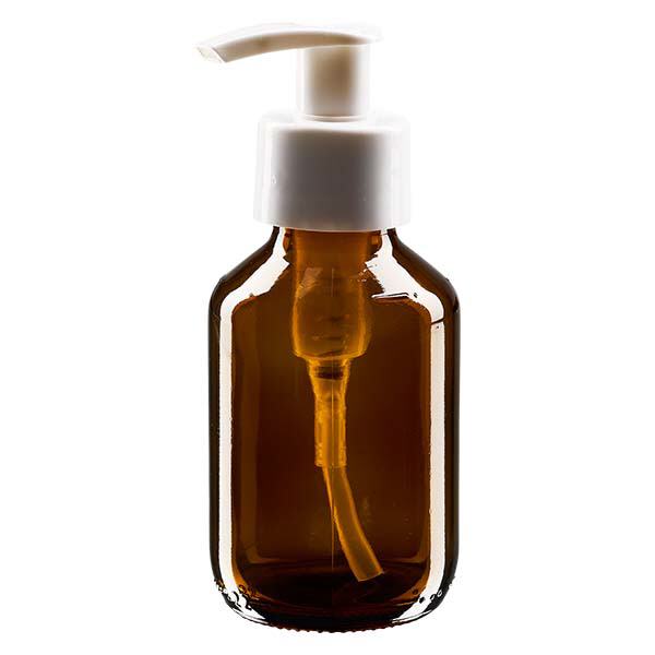 100ml lahvička na léky hnědá, s dávkovací pumpičkou bílá ApoGlas 100ml lahvička na léky hnědá, s dávkovací pumpičkou bílá ApoGlas