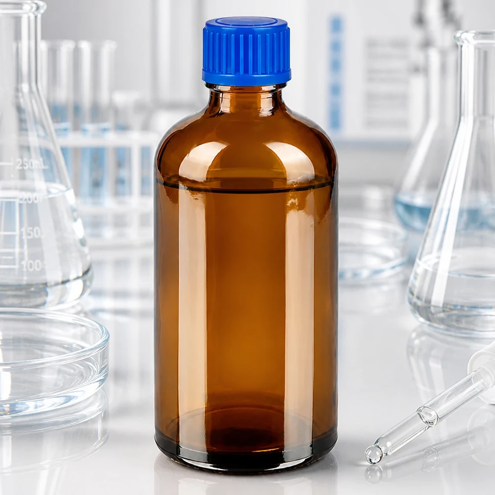 Wiederverwendbare 100ml Glasflasche BrownLine mit umweltfreundlichem Design für Nachhaltigkeit