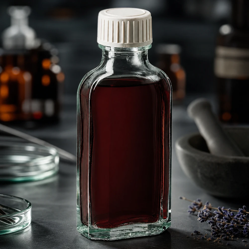 50 ml Meplat čirý šroubovací uzávěr s pěnovou vložkou PE 50ml Apothekerflacon Meplat klar mit weißem Schraubverschluss und Schaumeinlage