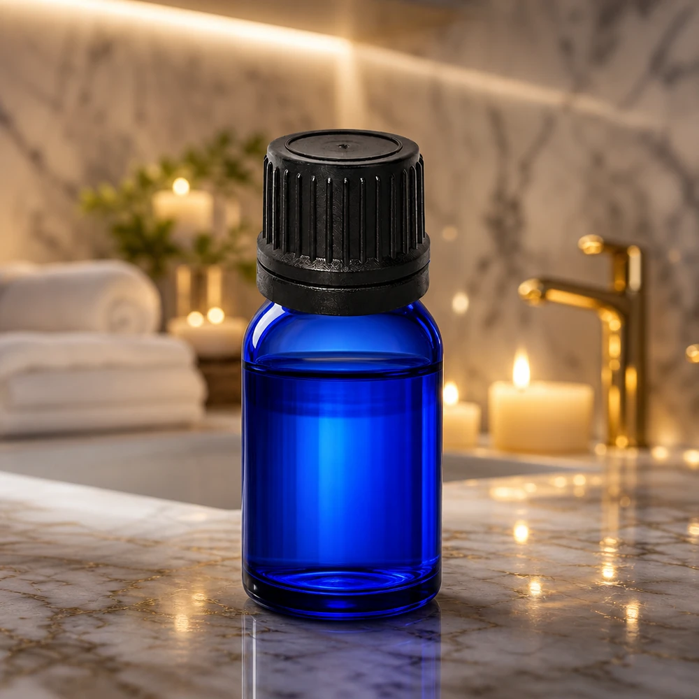 5ml lahvička s kapátkem 1mm černá s uzávěrem odolným proti manipulaci BlueLine UT18/5 5ml Tropfflasche in leuchtendem Blau mit 1mm Öffnung für millimetergenaue Dosierung von Flüssigkeiten