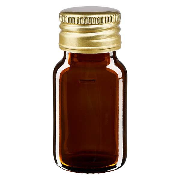 30ml lahvička na léky hnědá, se zlatým hliníkovým uzávěrem ApoGlas 30ml lahvička na léky hnědá, se zlatým hliníkovým uzávěrem ApoGlas